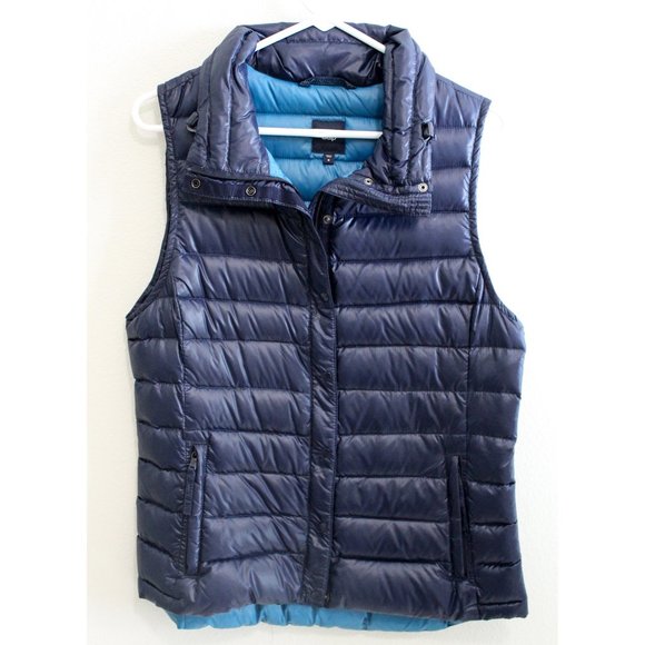 🛍️Gap Two blue tone puffer vest - Picture 1 of 8